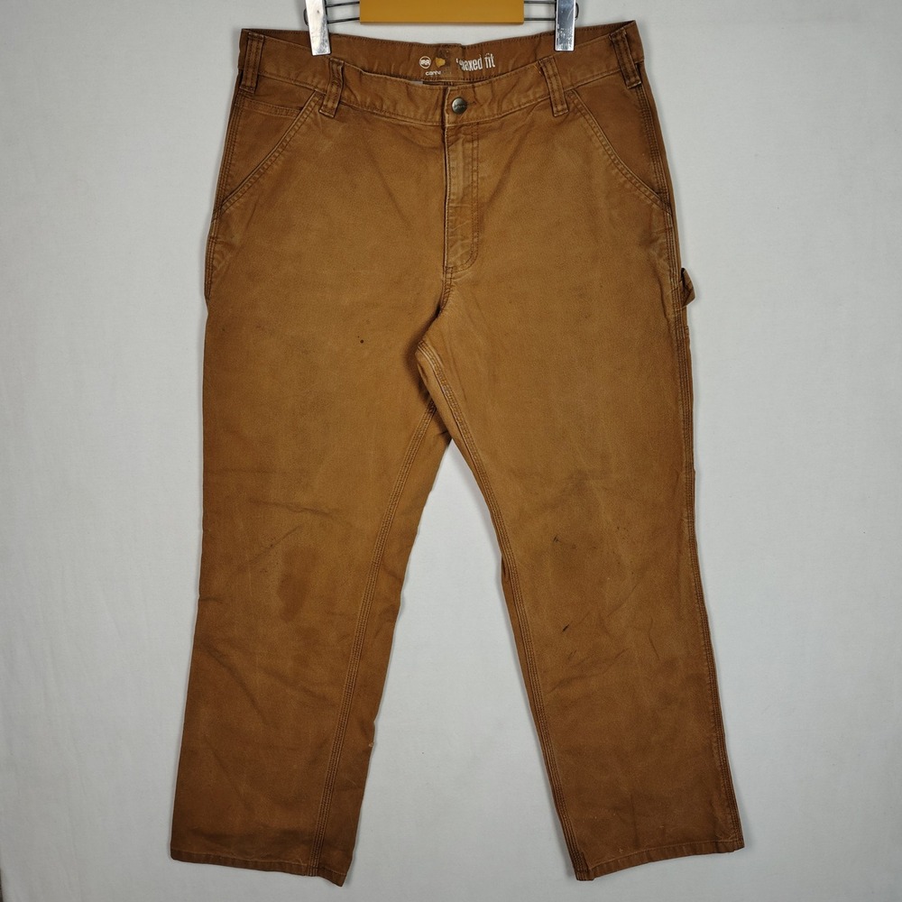 Carhartt Relaxed Fit Rugged Flex Utility Work Pants Brown 36x30 103279 211